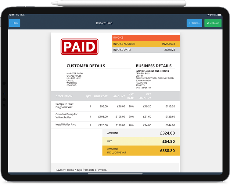 Tablet vat small