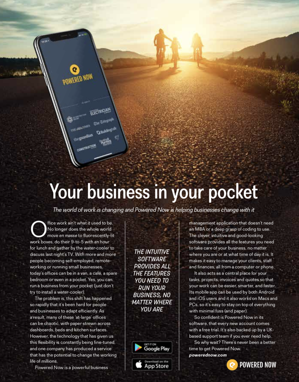 Your business in your pocket - The world of working is changing and Powered Now is helping businesses change with it